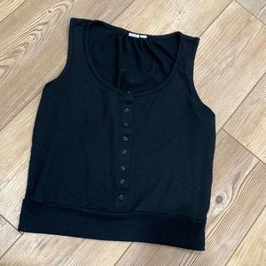 Gap black knitted top size XS